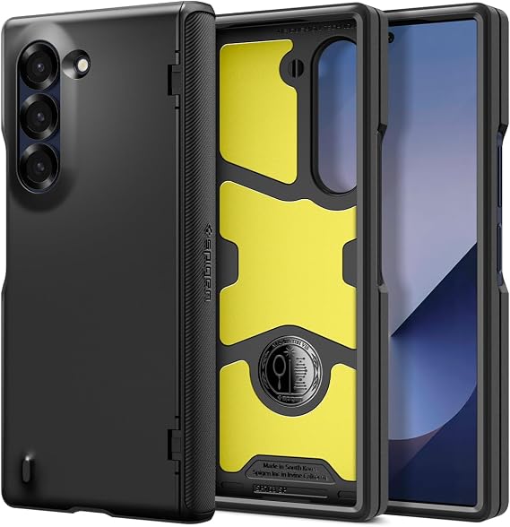 Spigen for Galaxy Z Fold 6 Case, Slim Armor Pro (2024) [Hinge Protection] - Black