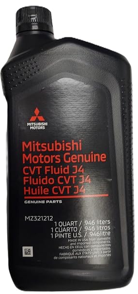 Genuine Mitsubishi OE CVT Transmission J4 Fluid 1 Quart MZ321212