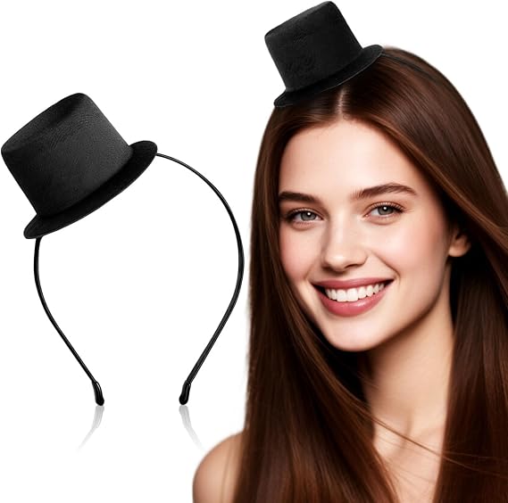 FOMIYES Mini Cowboy Top Hat Headband Stylish Costume Accessory for Parties Weddings and Cosplay Lightweight Fit for Men and Women for Carnival and Themed Events