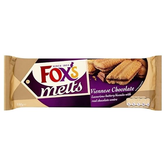 Fox's Melts Chocolate Viennese Biscuits 150G