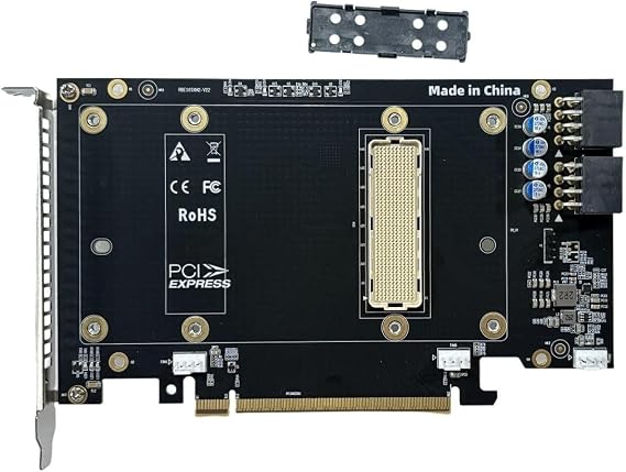 Graphics Card SXM2 to PCIE Adapter Board Supports Nwidia Tsela P100 V100 16GB 32GB with Bracket