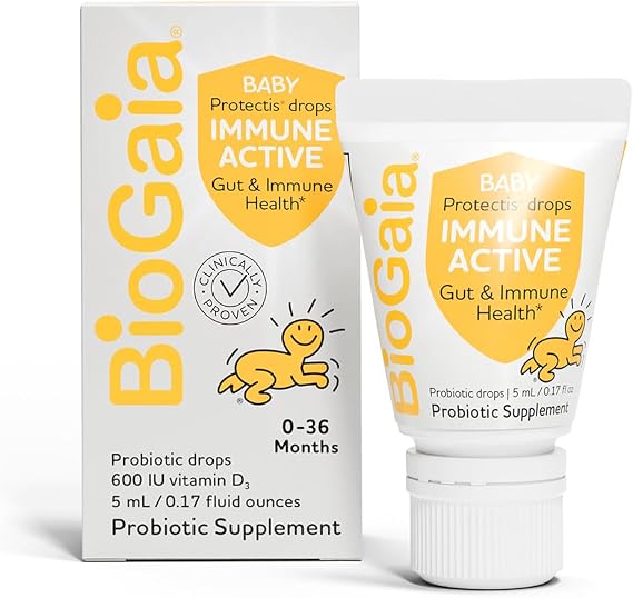 BioGaia Immune Active Baby Probiotic Drops + Vitamin D | Immune & Digestive
