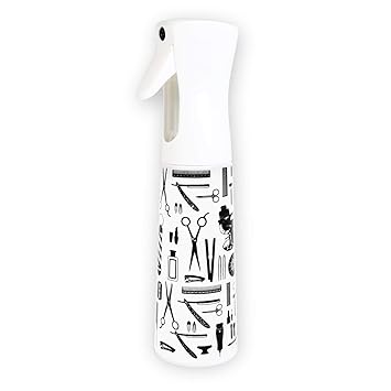 STUDIO LIMITED Hair Spray Bottle 10 oz, Continous Water Mister Spray Bottle, Refillable Fine Mist for Hair Styling, Gardening, Cleaning (Salon)