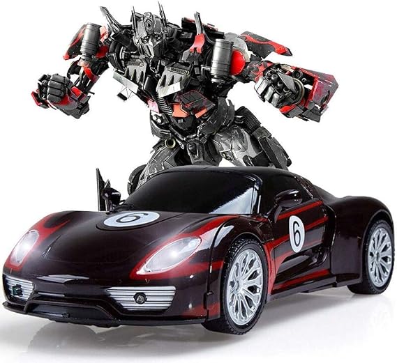 Robot 2.4GHz Drift Racing Car Gesture Sensing Deformation Car Stunt Remote Control Car For Kids With One Button Transformation Of Light For Kids Birthday Vest Christmas Gift