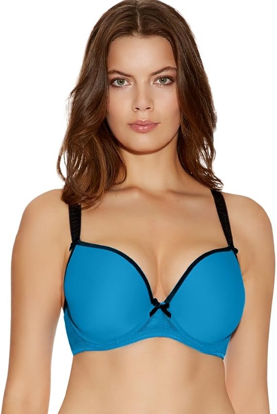 Freya Women's Deco Vibe Underwire Molded Plunge Bra With J-hook