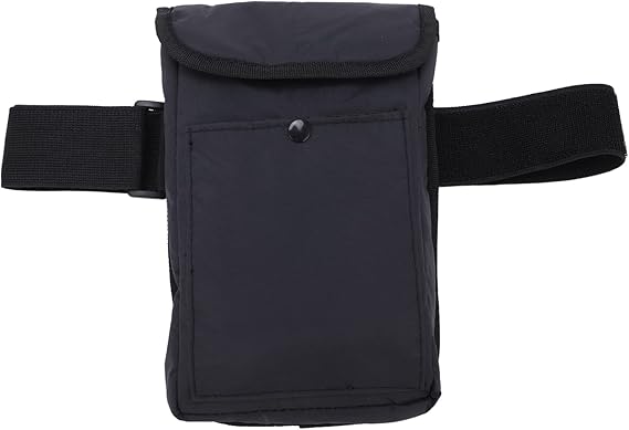 Tablet Pouch Bag, 8 Inch Tablet Sleeve Bag, Carrying Case with Storage Pockets, Tablet Pouch Bag with Waist Strap, Black Tablet Pouch Bag