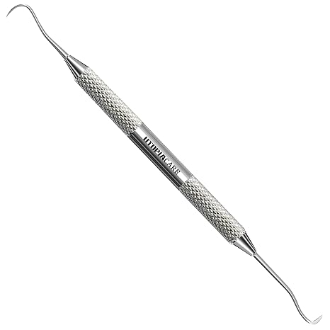 Utopia Care Dental Tartar Scraper Tool, Plaque Remover for Teeth | Professional Dental Pick, 6.5-Inch Double-Ended Tartar Remover for Teeth, Home Use Tooth Scraper