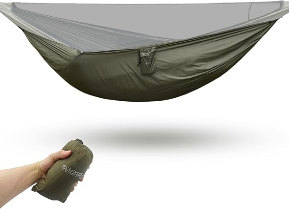 Onewind Hammock Underquilt Protector, Water-Resistant Hammock Cover | 1.1 oz Nylon Ripstop, Moisture Barrier Breathable 4-Season Use for Single and Double Hammock Camping Backpacking Hiking