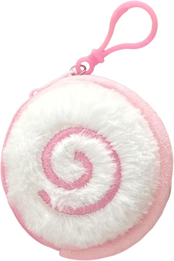 GGOOB Coin Purse Keychain Accessories Cutecore Fluffy Bag Charms Teen Girls Handbag Backpack Purse Charm Kawaii Things
