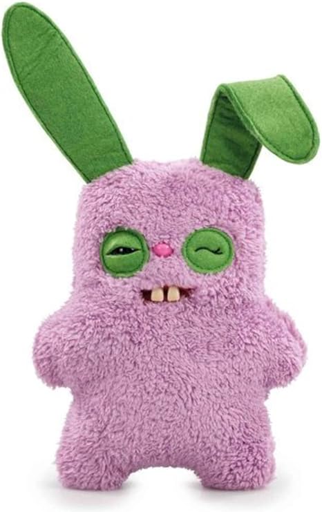 Fuggler 22cm Funny Ugly Monster - Limited Edition Rabid Rabbit Pink Furry , Fluoresces Teeth