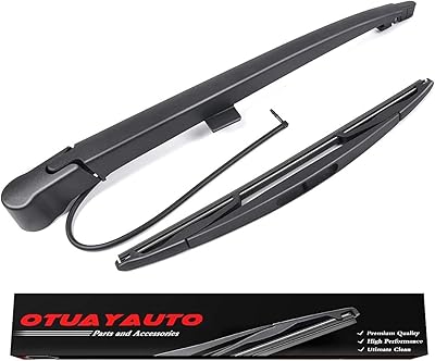 OTUAYAUTO Rear Windshield Wiper Arm Blade Set - Replacement for Chevy Suburban Tahoe 2007-2014, Cadillac Escalade, GMC Yukon 2007-2014 Accessories OEM 15277756 Blade:12