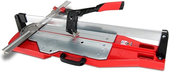 Rubi Manual Cutter TP-66 S, ceramic and porcelain tile cutter, reinforced guide, ergonomic handle, professional precision, includes EX TREME scoring wheel 22 mm