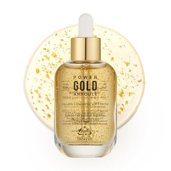 EUNYUL Power Enhancing Gold Ampoule [1.69 fl. Oz. / 50ml] 99.99% Pure 24K Gold Serum