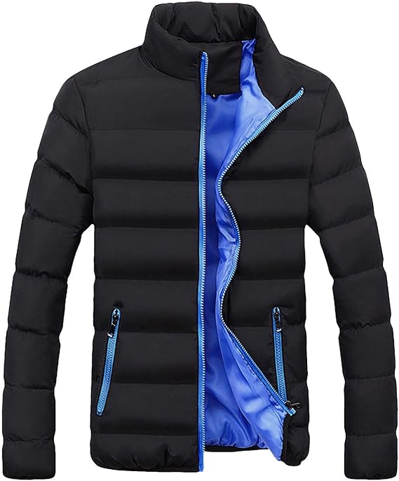 LCMTWX Men's Thicken Warm Winter Coat Stand Collar Knitted Splice Sweater Coat Casual Cardigan Stylish Outwear Winter