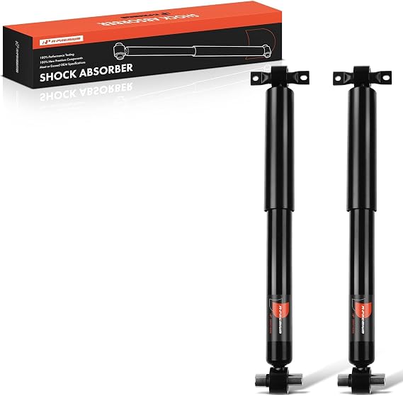 A-Premium Rear Shock Absorbers, Set of 2 - Compatible with Honda