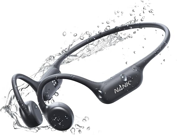 NANK Bone Conduction Headphones, Runner4 Swimming Headphones IP68 Open Ear