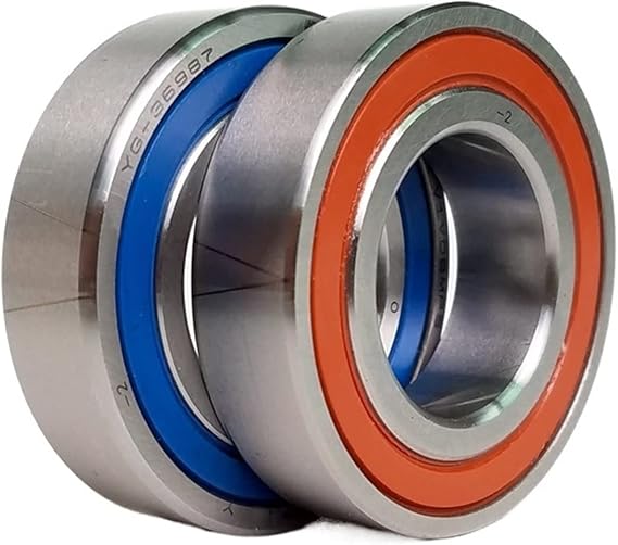 1Pair 77005 H7005C 2RZ P4 DB A 25x47x12 25x47x24 Sealed Angular Contact Bearings Speed Spindle Bearings CNC ABEC-7 (Size : DT)