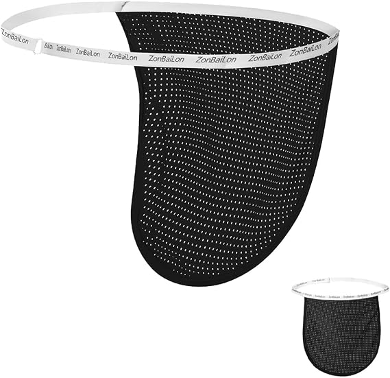 ZONBAILON Men's Sexy Loincloth Style Design Mesh Panel Adjustable Waist
