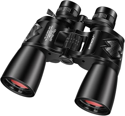 10-30X50 High Magnification HD Long Range Zoom 10X-30X Magnification Wide Angle Binoculars for Hunting Telescope