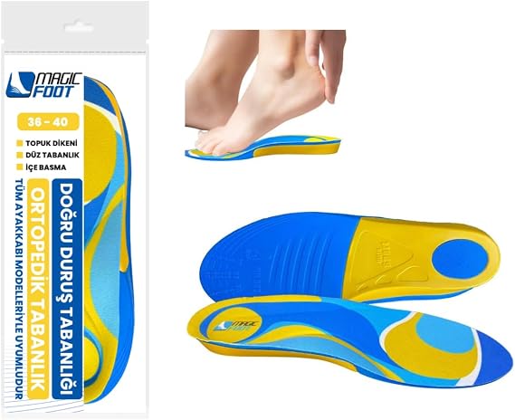 Magicfoot Reliefsupport Doğru Duruş Tabanlığı - Topuk Dikeni - Düz Tabanlık Ve Içe Basma Sorunları Önleyici (36-40)