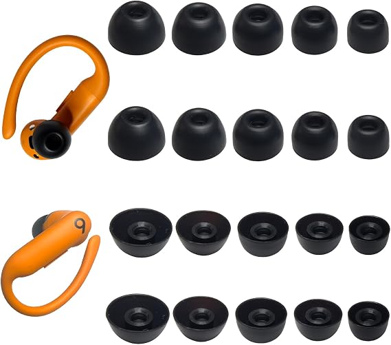 Replacement Ear Tips for Powerbeats Pro 2 10 Pairs(XL/L/M/S/XS)