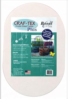 Bosal Dbl Side Oval 2pc Craf-Tex Fusible Double Sd Plus Lg