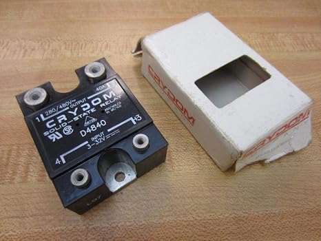 CRYDOM D4840 32 VDC, 40A, 480V, S1 Series, Solid State Relay, SPST-NO, Zero Switching