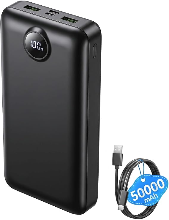 Portable Charger Power Bank 50000mAh Fast Charging External Battery Pack