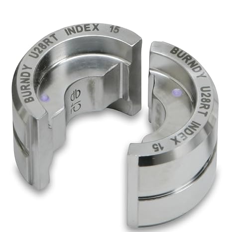 Burndy U4CABT Stainless Steel U Die, Index 375, Green