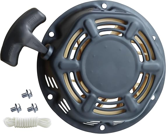 KIKITE Recoil Starter Compatible with Champion 196cc 224cc Pull Start Assembly 3500 4000 4500 Watt Generator Parts with Pull Cord Rope