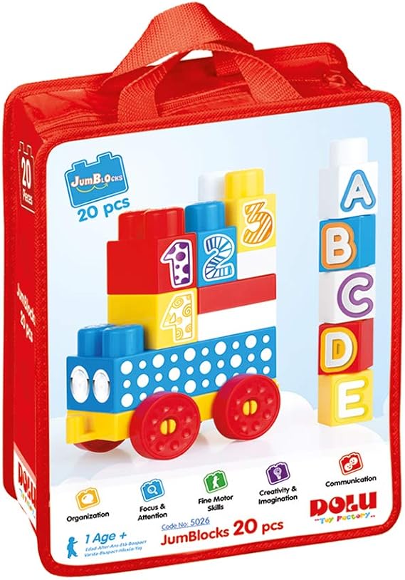 Dolu Çantalı Mega Blok 20 Parça