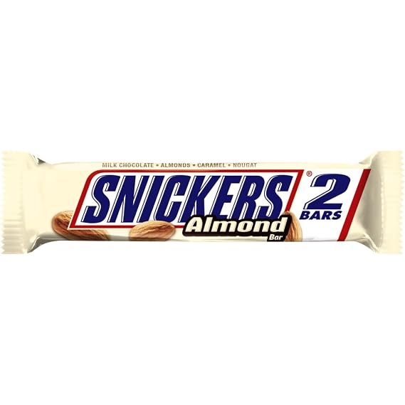 SNICKERS Almond Sharing Size Chocolate Candy Bars 3.23-Ounce Bar