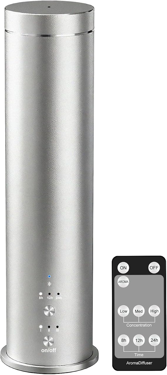 Waterless Essential Oil Diffuser for Large Room, 1000 Sq Ft Coverage