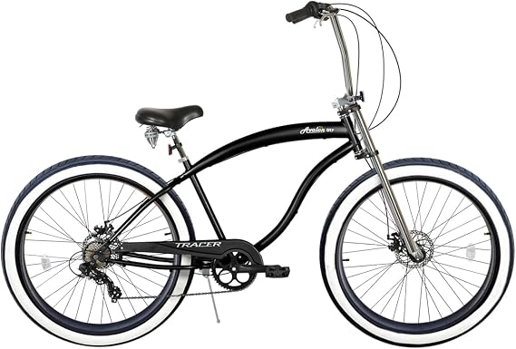 Tracer 1 (GT Fork-7 Speed(with disc Brake), 26" Black)