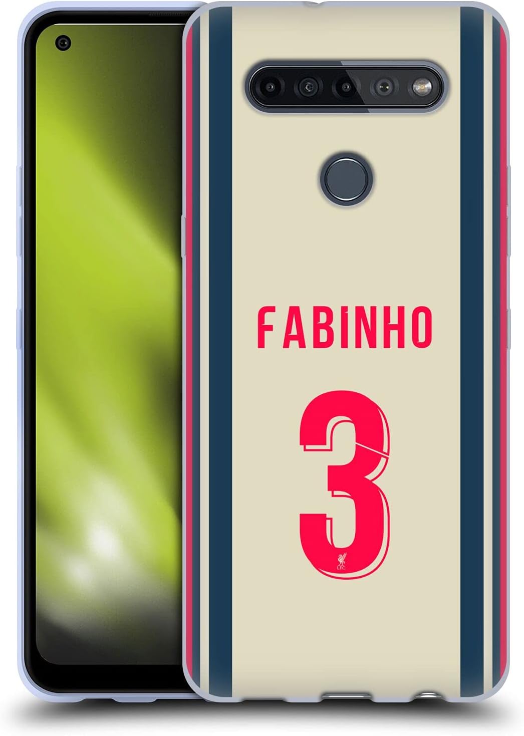 Head Case Designs Officially Licensed Liverpool Football Club Fabinho 202122 Players Away Kit Group 1 Soft Gel Case Compatible with LG K51S