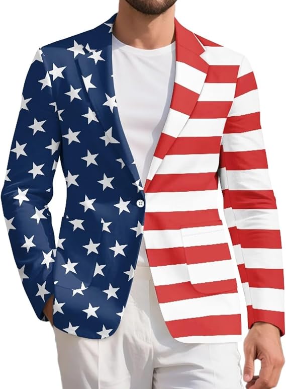 Men's Blazer Slim Fit Men's Suit with Side Pocket One Button Business Suit Jacket Elegant Travel Blazer S-5XL
