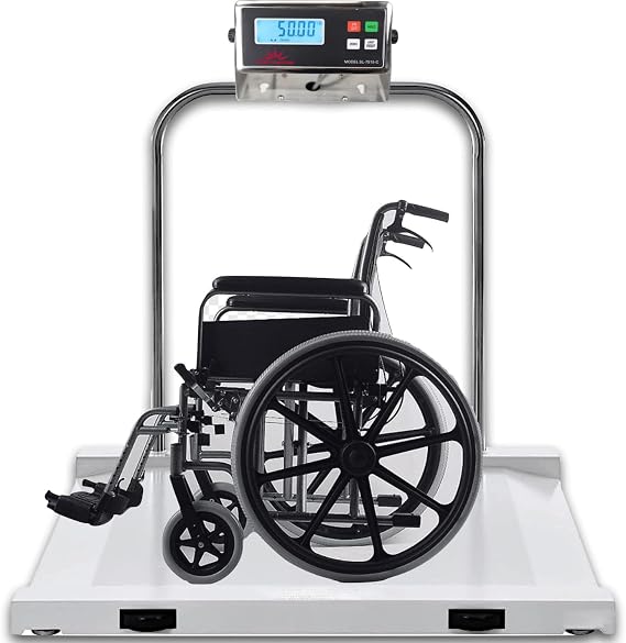 Liberty LS-Wheelchair-1k Aluminum Wheel Chair Drum Scale | 1000 lb x .2 lb | (Imported)