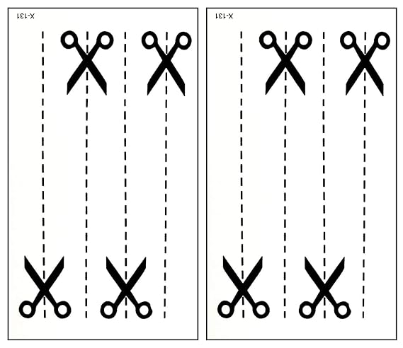 Mini Tattoos 2 Sheets Scissors Cut Dash Temporary Tattoo Fashionable Cartoon Stickers Fake Make up Body Art Tattoo Waterproof for Man Women Teens (12)