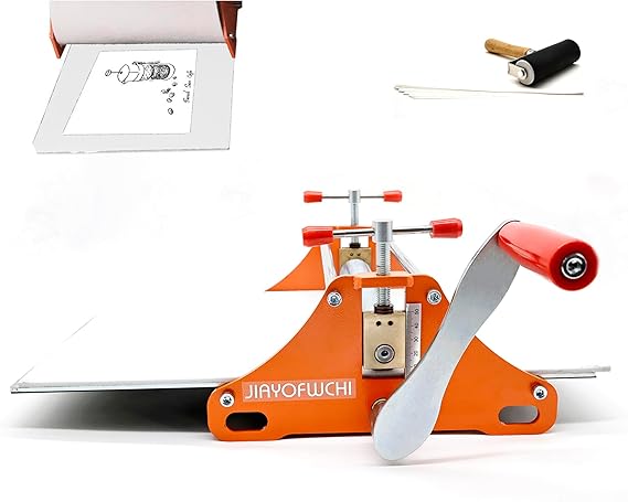 Printing Press,Basic Etching Machine, Letterpress Machine,All Metal Structure,Durable Professional Printing Machine for Monochrome Printing and Etching, Printing Size 11 "L x 10" W x 7.2 "H.