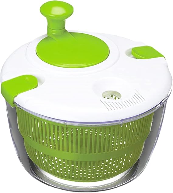 TOPROAD Salad Spinner, 5L Vegetable Washer & Dryer with Colander & Bowl