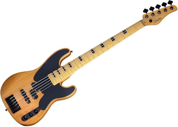 Schecter 2847 Model-T Session-5 5-String Bass Guitar, ANS