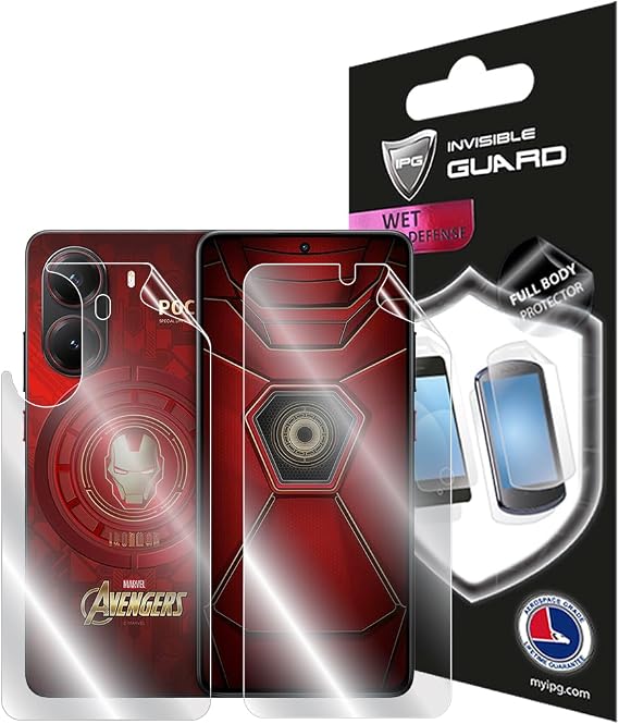 IPG Made for POCO X7 Pro Hydrogel Screen + Back Protector Invisible Touch Screen Sensitive HD Clear Film Anti Scratch Skin Guard - Smooth/Self-Healing/Bubble -Free for X7ProFB