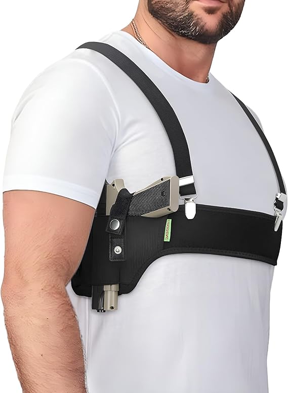 Quick Draw Shoulder Holster - Belly Band Holster for Everyday Comfortable Concealed Carry for Small, Compact and Other Similar Gear