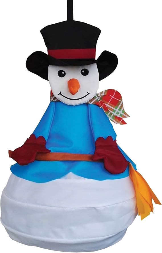 In the Breeze Snowman Wind Friend 3D Windsock