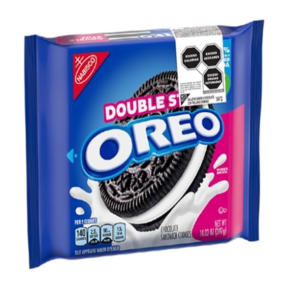 OREO Double Stuf Chocolate Sandwich Cookies, 12-14.03 oz Packs