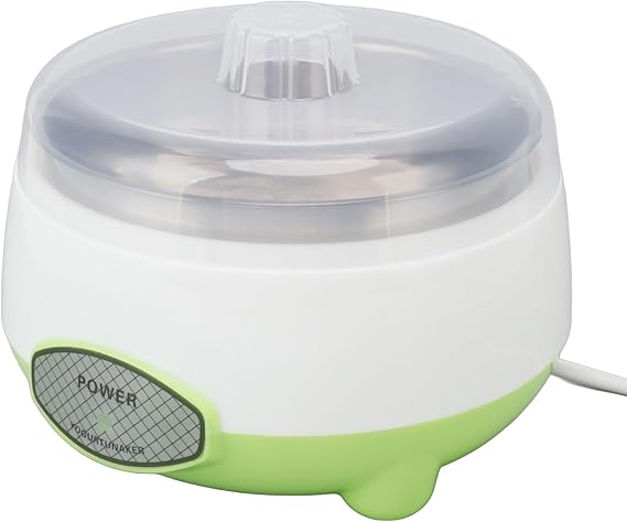 Milltrip Yogurt Maker, Greek Yogurt Maker Machine | Yogurt Maker for Homemade Yogurt with Stainless Steel Inner Pot, Green 15W(#1)