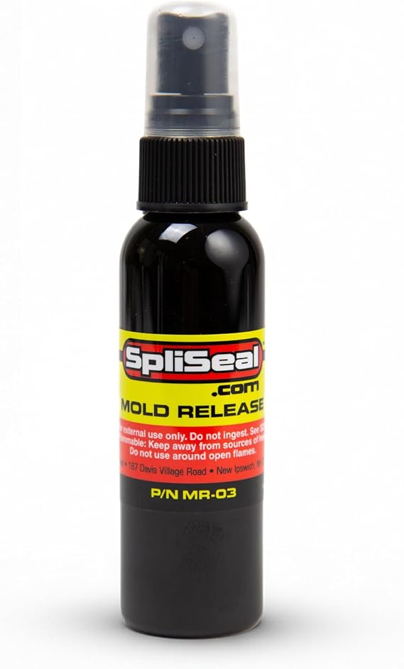 SpliSeal Mold Release Spray, Non-Stick Release Agent for Clean Mold Surface Separation in Automotive, Electrical & Industrial Applications, Easy Spray-On Formula for Controlled Use, Pack of 1