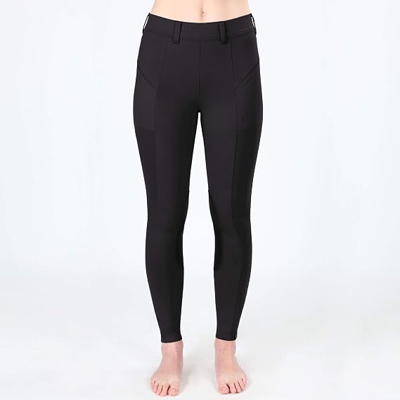 Irideon, Bending Line Tights, Black, Large