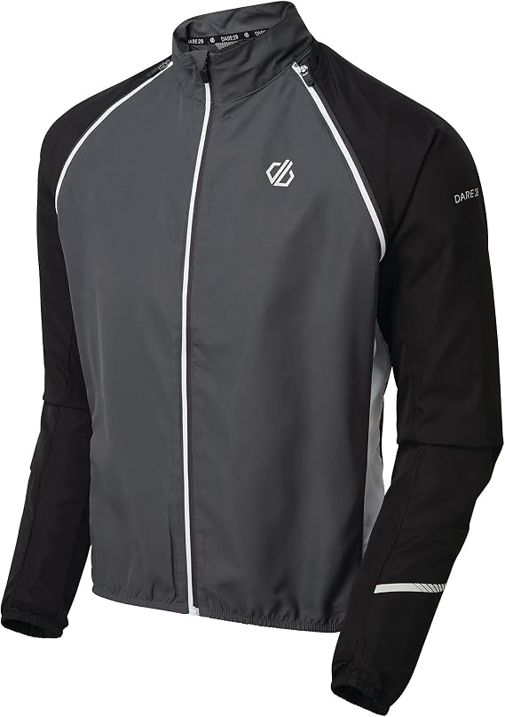 Dare 2b Mens Oxidate Windshell Jacket (S) (Black/Ebony)
