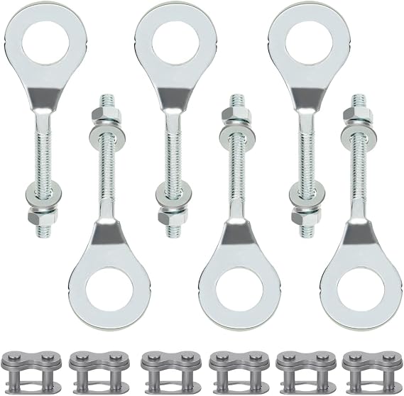 YOXUFA 15mm Mini Bike Chain Adjuster Tensioner for Predator 212cc 196cc 6.5hp Coleman CT200U BT200X Baja Warrior MB200 Motovox MBX10 Massimo Monster Moto MMB80 CRF50 XR50 50-125cc Pit Dirt Bike Parts